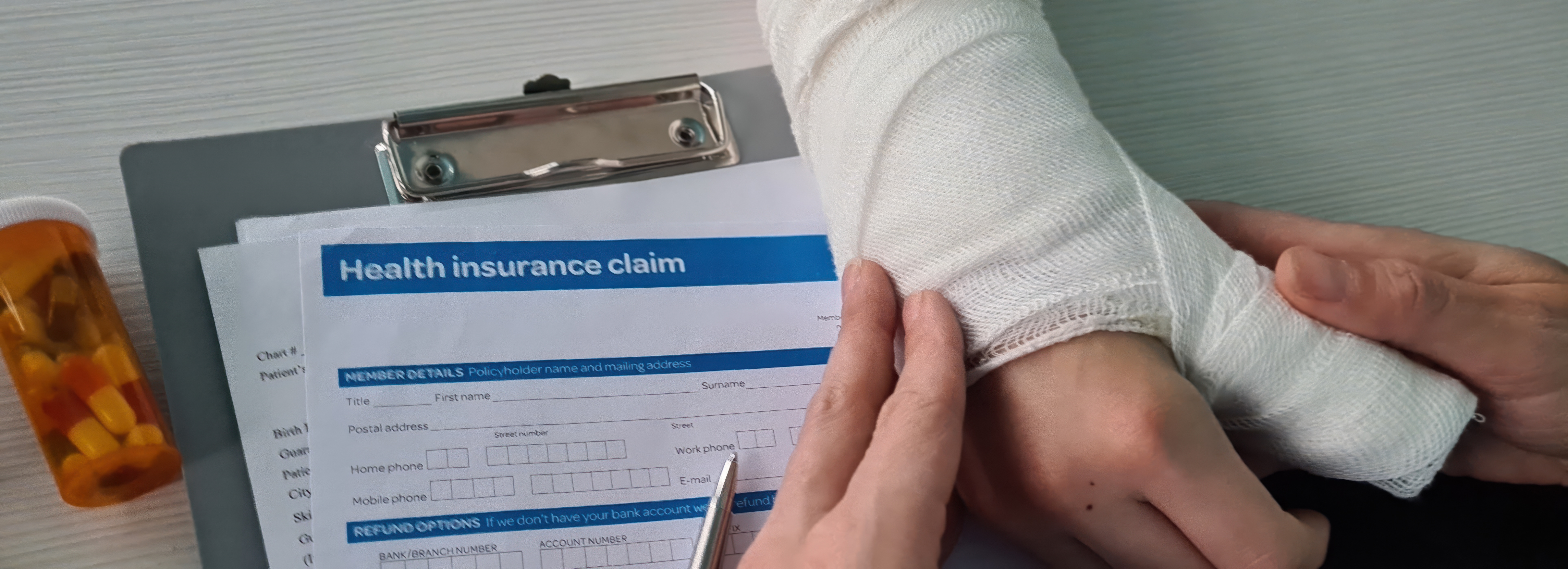 Insurance claim and injury documentation